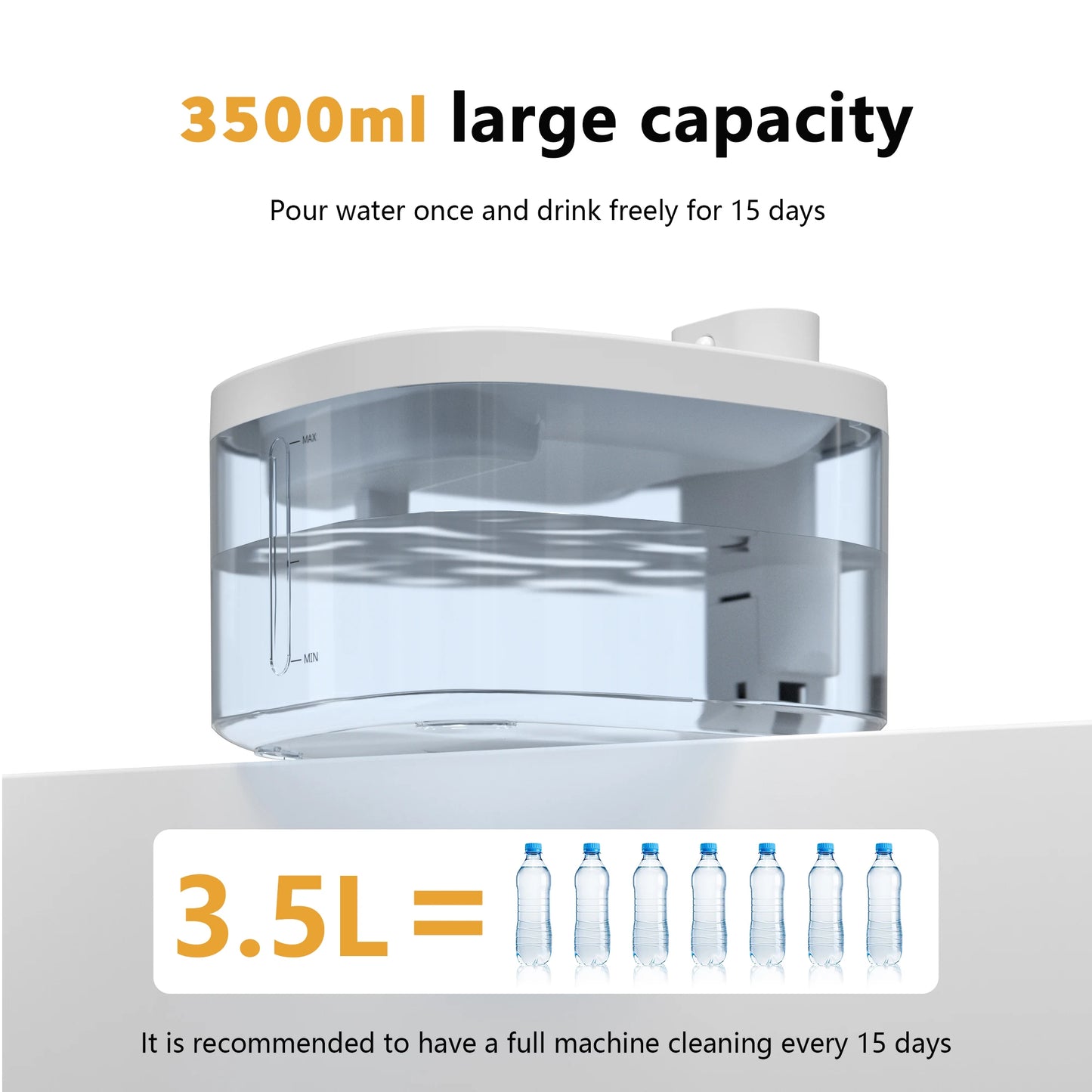 Wireless Cat Water Purifier Smart Sensor 304 Stainless Steel Auto Cyclic Filtering Silent Cats Water Dispenser With Level Check